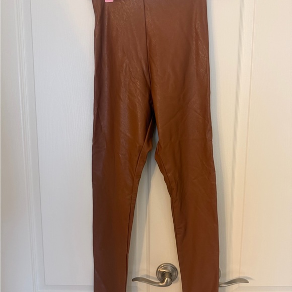 Commando Pants - Commando Cocoa Faux Leather high end Leggings NWT